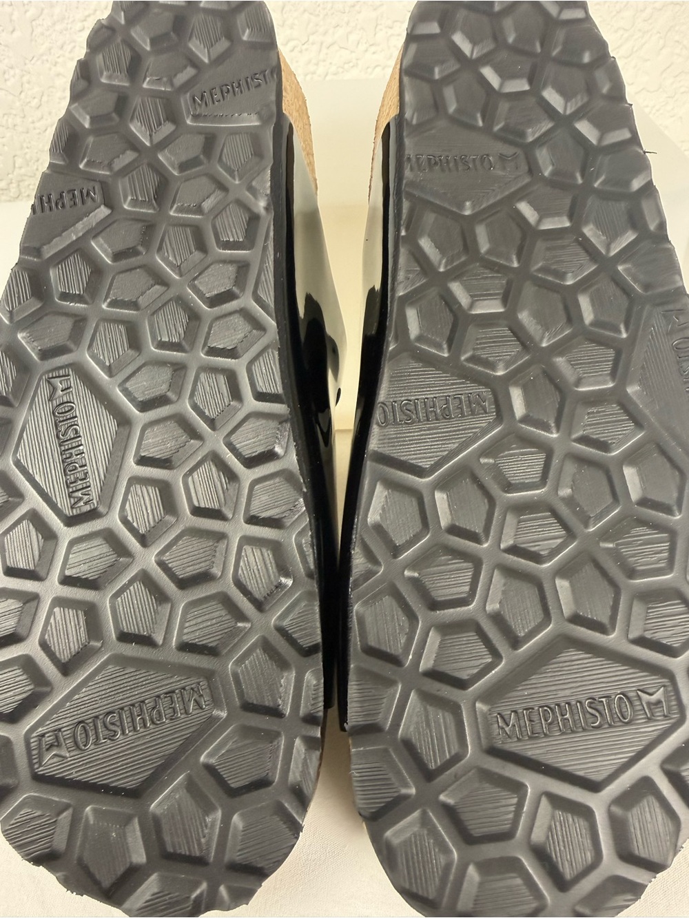 Mephisto Nolene Black Patent Leather Triple Strap Slide Sandals| NWT |EU 36 US 6 - Picture 7 of 10